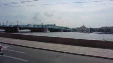 - Rusya. Saint Petersburg Temmuz 2021. Troitsky metalinin görüntüsü