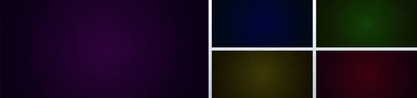 Набор Абстрактных Геометрических Квадратов Рисунка Сеткой Линий Темно Фиолетовом Синем — стоковый вектор