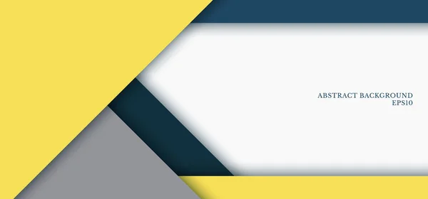 Банер Веб Шаблон Жовтого Сірого Синього Кольору Тренд 2021 Трикутник — стоковий вектор