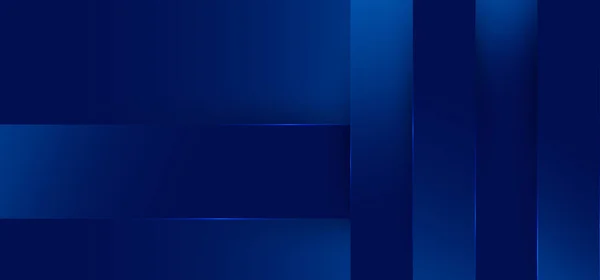 要約背景照明付き光沢のある青のストライプライン ベクターイラスト — ストックベクタ