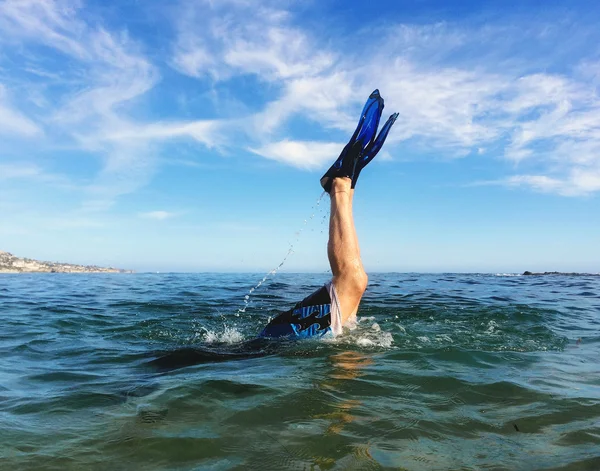Nohy do mořské vody — Stock fotografie