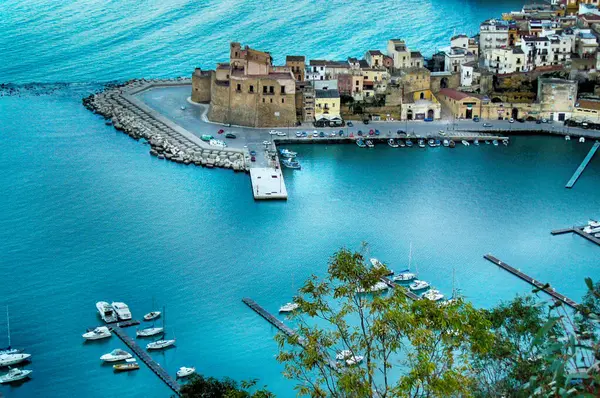 Вид Висоти Castellammare Del Golfo Сицилія Італія — стокове фото