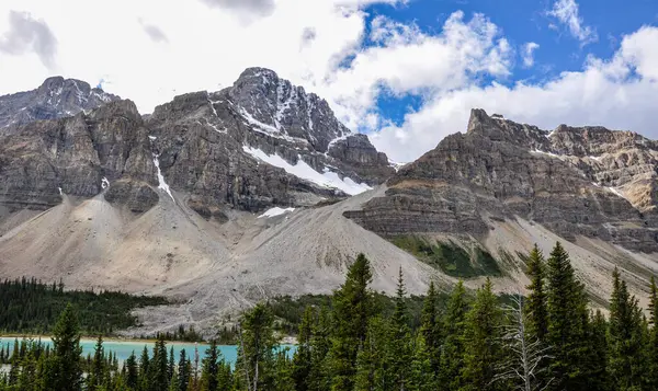 Λίμνη Peyto Και Βραχώδη Όρη Εθνικό Πάρκο Banff Αλμπέρτα Καναδάς — Φωτογραφία Αρχείου