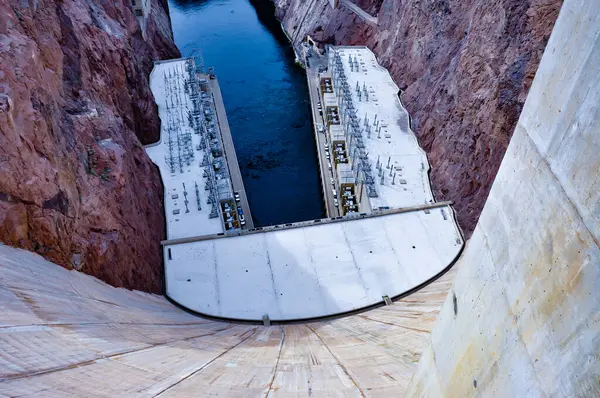 Hover Dam Complex Sul Fiume Colorado Nevada Stati Uniti America — Foto Stock