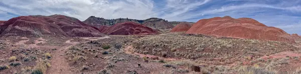 Bentonite Hills Petrified Forest National Park Arizona — Foto de Stock