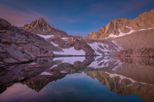 Mountain Reflections Blue Heaven Lake Inyo National Forest California Usa — Stock Photo, Image