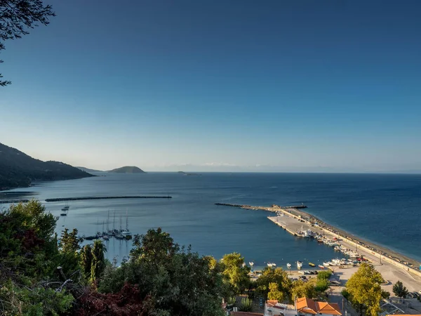 Вид Висоти Пристань Аркос Скіафос Спорад Греція — стокове фото