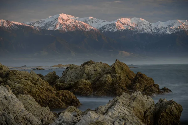 Pohoří Kaikoura Kaikoura Jižní Ostrov Nový Zéland — Stock fotografie