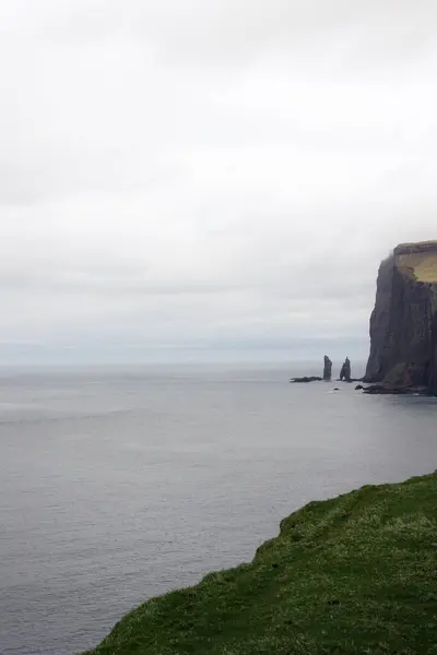 Risin Kellingin Sea Stacks Eysturoy Faroe Islands Denmark — Stock Photo, Image