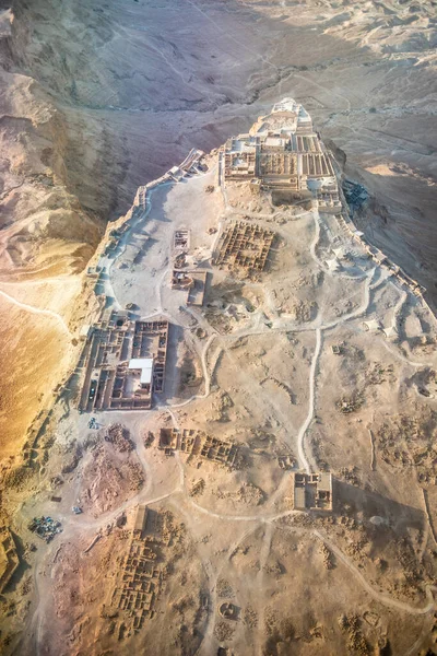 Aerial View Masada Israel — Stock Photo, Image