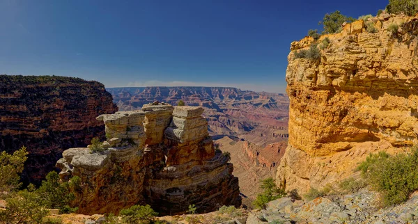 Säulen Von Papago Point Südrand Grand Canyon Arizona Vereinigte Staaten — Stockfoto