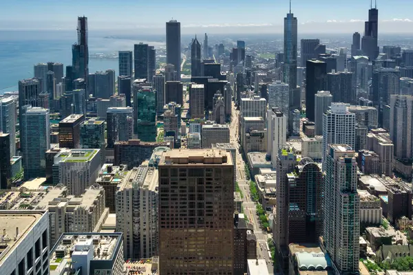 Aerial Cityscape Chicago Illinois United States — Stock Photo, Image