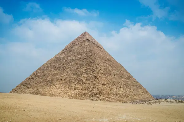 Pirâmide Chephren Complexo Pirâmide Giza Perto Cairo Egipto — Fotografia de Stock