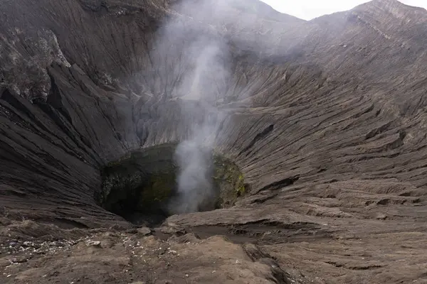 View Volcano Smoke Natural Scene — Stock Photo, Image