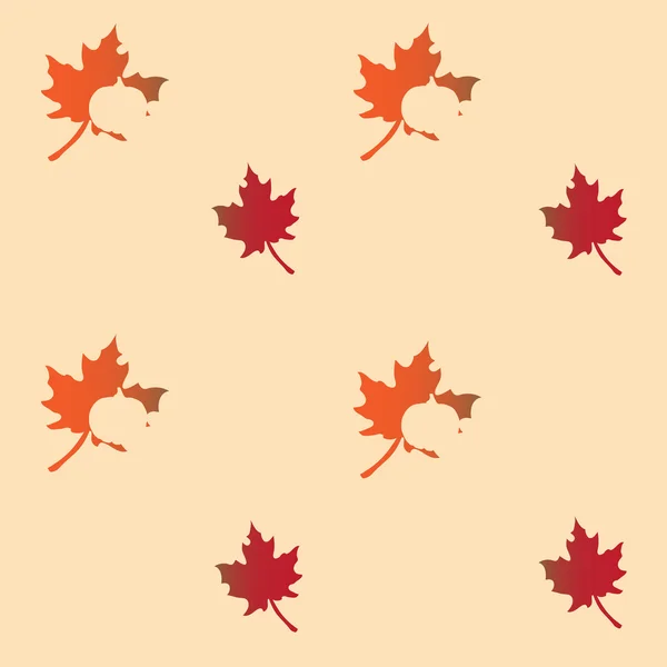 Seamless putter , autumn theme — Stock Vector