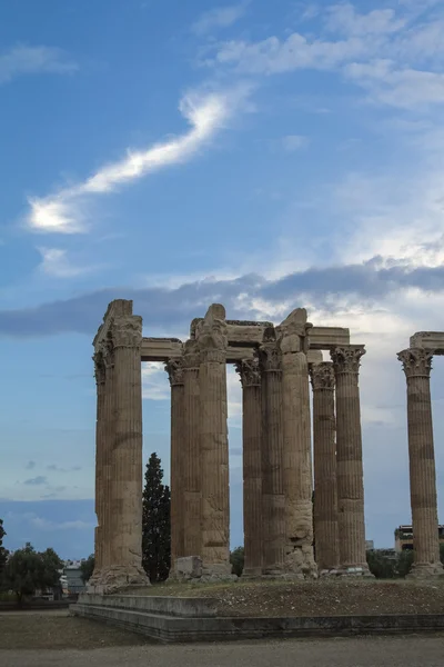 Świątynię Zeusa - Ateny, Grecja — Zdjęcie stockowe