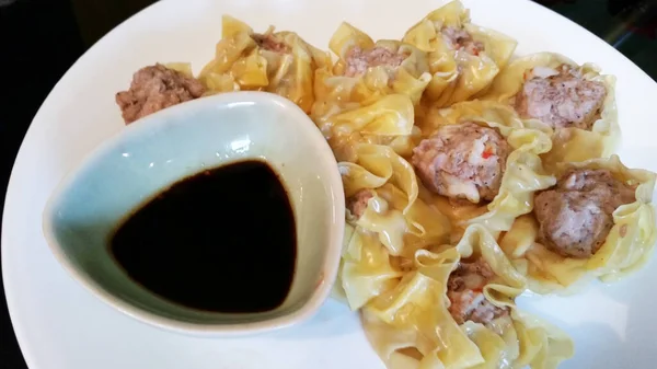 Shumai Asiatique Nourriture Collation — Photo