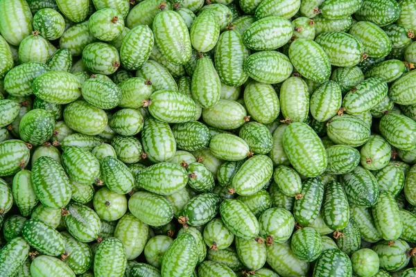 新鲜的 cucamelon （Melothria 糙） 背景纹理 — 图库照片