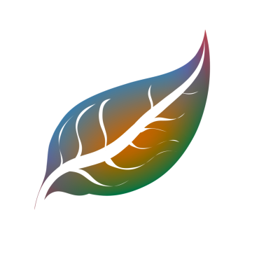 Renkli grafikli yaprak resmetme