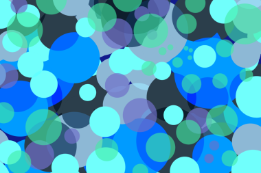 Parlak çember noktalarıyla renkli soyut arkaplan