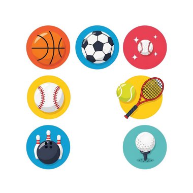 farklı spor simge kümesi