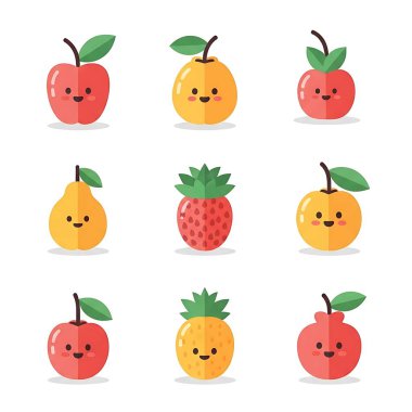 sevimli meyve kümesi