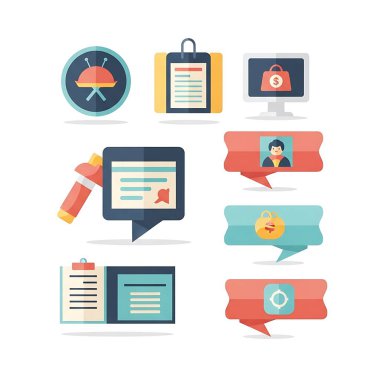 Sosyal medya ve iletişim simgeleri