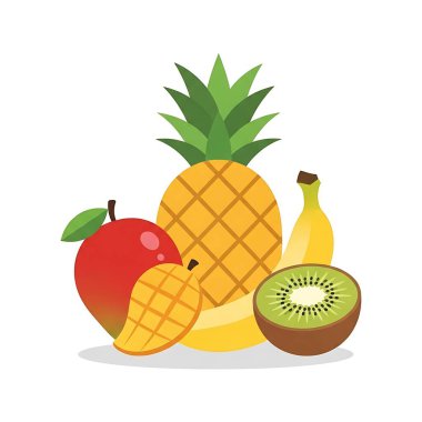 meyve ve ananas simgesi