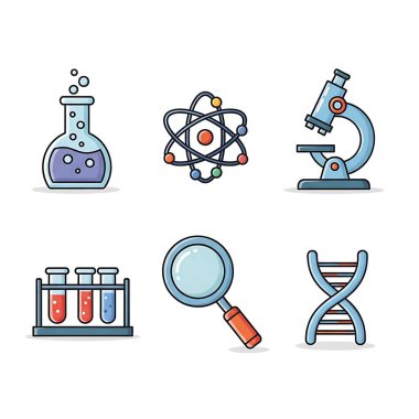 Bilim ve eğitim Icons set