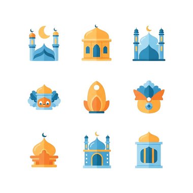 raamadan kareem islami cami simgeleri