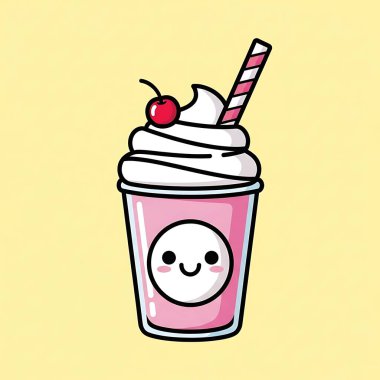 çizgi film sevimli dondurma