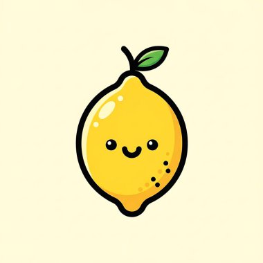 Limon meyve vektörü çizimi