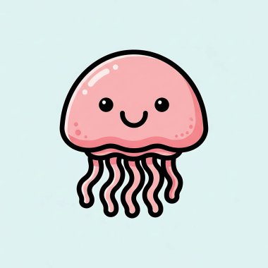 ahtapot çizgi film karakter çizimi tasarımı