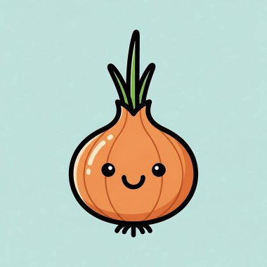 Tatlı çizgi film karakterinin vektör çizimi