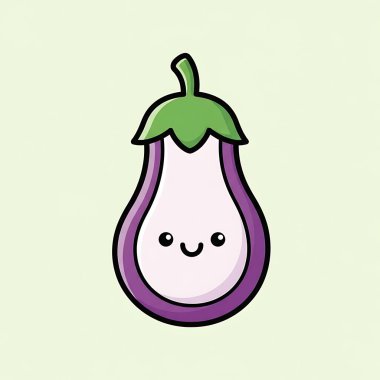 Yapraklı sevimli sarımsak karakteri. Sarımsağın vektör karikatürü çizimi