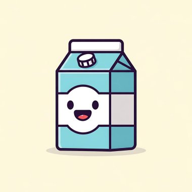 süt şişesi karakteri çizimi