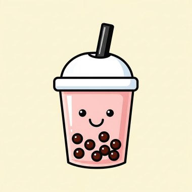 vektör karikatür şirin fincan