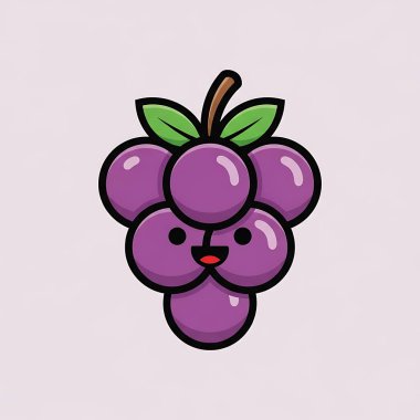 Şirin kiraz meyvesi ikonu