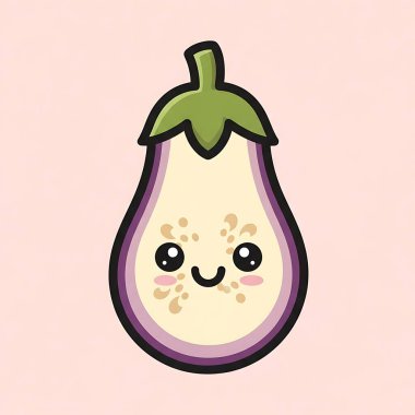 Şirin armut çizgi filmi kawaii karakter çizimi