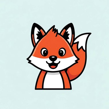 şirin tilki çizgi film simgesi