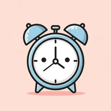 Alarm saat vektör çizimi