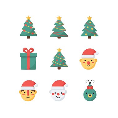 Bir dizi Noel Ağacı