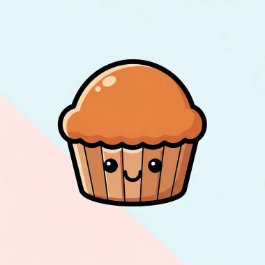 cupcake, pastane, pastane vektör çizimi