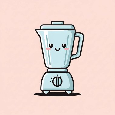 Şirin bir çaydanlık karakteri. çizgi film vektörü