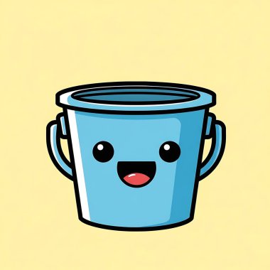 Karikatür kahve fincan Vektör illüstrasyon