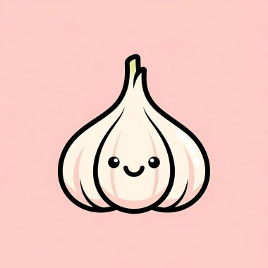 Şirin çizgi film soğanının vektör çizimi