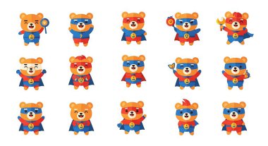 Ayı çizgi film seti