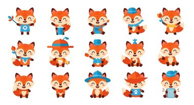 Fox 'un çizgi karakteri, vektör