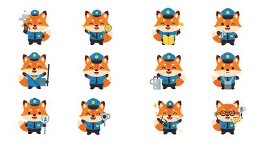 Tilki çizgi filmiyle küçük şirin bir köpek.