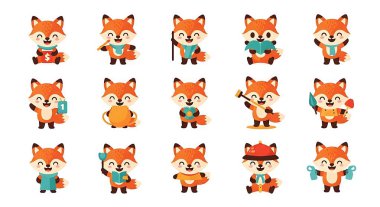 Tilki seti, karikatür çizimi